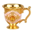 thumbnail image 1 of veasfak Champagne Beverage Goblet Classical Embossed Cup Retro Romantic drink Goblet for B, 1 of 9