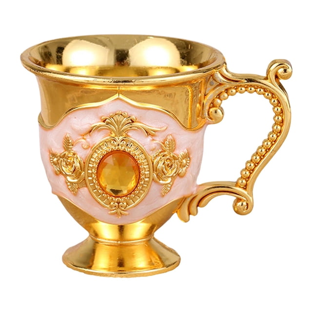 veasfak Champagne Beverage Goblet Classical Embossed Cup Retro Romantic drink Goblet for B