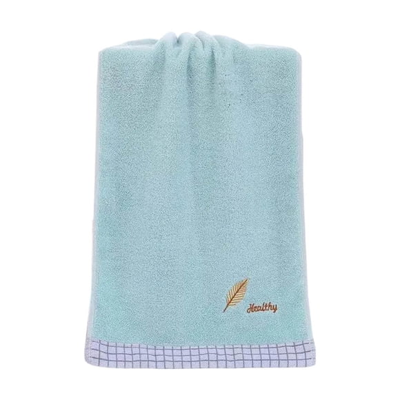 Sale Today Clearance! Absorbent Hand and Face Towel with Embroidered Leaves and Letters, Soft Cotton Towel for Home Use, Home Partner Bath Towel for Bathroom and Kitchen