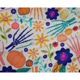 thumbnail image 4 of oneOone Polyester Lycra Off White Fabric Skull Sewing Material Print Fabric By The Yard 56 Inch Wide, 4 of 4