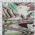 thumbnail image 4 of oneOone Polyester Spandex Brown Fabric Abstract-Abstract Wave Sewing Material Print Fabric By The Yard 56 Inch Wide, 4 of 4