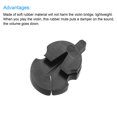 thumbnail image 4 of Uxcell 4/4 Violin Mute Practice Mute Set, Claw Style Red for Fiddle Volume Control, 4 of 6