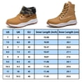 thumbnail image 4 of Bottes de Randonnée pour Hommes Légères Antidérapantes Randonnée Camping Décontractées Bottillon Cheville Extérieur Confortable Botte de Travail, 4 of 6