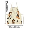 thumbnail image 2 of Tablier pour Femmes et Hommes, Motif Amusant d'Halloween, Robe de Cosplay Noire, 2 of 6