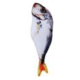 thumbnail image 3 of Electric Moving Fish Pet Toy Realistic Plush Simulation Wagging Fish Pet Kicker Toys Funny Interactive Pets, 3 of 6