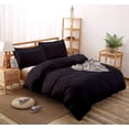 thumbnail image 1 of 800 Thread Count 100% Egyptian Cotton 3 Piece Duvet Set with Zipper Closure & Corner 3 Pc Duvet Set Solid Pattern, 1 of 4