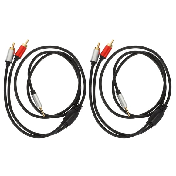 RCA to 3.5mm Audio Adapter Cable for Speaker with Gold Plated Plugs Compatible with Laptop Smartphone 6.5ft