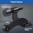thumbnail image 2 of Lefu 2X Heavy Duty Adjustable Hinge Pin Door Stopper with Rubber Bumper Tips Hardware, 2 of 8