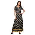 thumbnail image 1 of Moomaya Ensemble Palazzo Ample et Crop Top Robe Ethnique Imprimée Santon pour Femmes, 1 of 1
