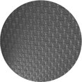 thumbnail image 1 of Ahgly Company Tapis de Zone Rond d'Intérieur Lavable à la Machine, Style Transitionnel, Gris Platine, 4 Pieds Rond, 1 of 7