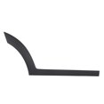 thumbnail image 2 of Rear Door Lower Molding Trim Black Side Trim Side Lower Door Protective Strip Replacement Easy Install  ABS Material for2016 2021, 2 of 7