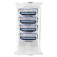 thumbnail image 1 of 4 Pcs 3 Couches Barbe pour Hommes Rasoir de Rasage Manuel Rasoir de Rasage pour Hommes Barbe Rasage Poils du Visage Taille Soins Rasoir en Acier Inoxydable, 1 of 7