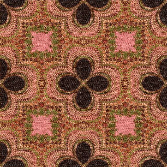 Ahgly Company Machine Washable Indoor Square Transitional Orange Area Rugs, 5' Square