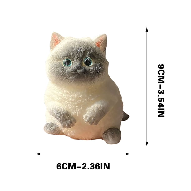 Acheter Jouets à presser patte de chat Squishy 1 pièce, jouets sensoriels de dessin animé mignon, boule de fourrure anti-Stress, cadeaux, jouets Fidget