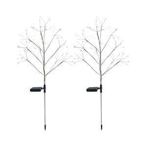 TopLLC 2 Packs Of Solar Garden Lights For Outdoor Christmas Decoration, LED Solar Lights, String Lights For Solar Christmas Lights, Outdoor Paths, Courtyards on Clearance