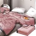 thumbnail image 1 of Dvruxg Lightweight Fall Quilt, Double-Sided Cold Effect Autumn Cooling Comforter, Machine Washable Breathable Cooling Quilt for All Season, 1 of 2
