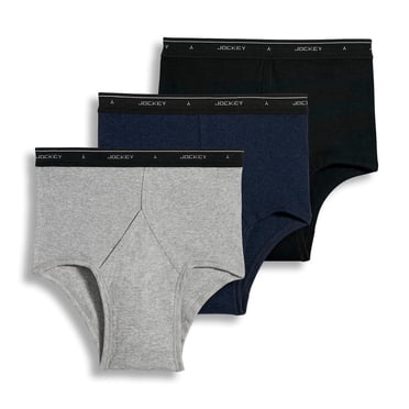 Jockey Slip Classique Taille Haute pour Homme en Coton 100 % - Lot de 3
