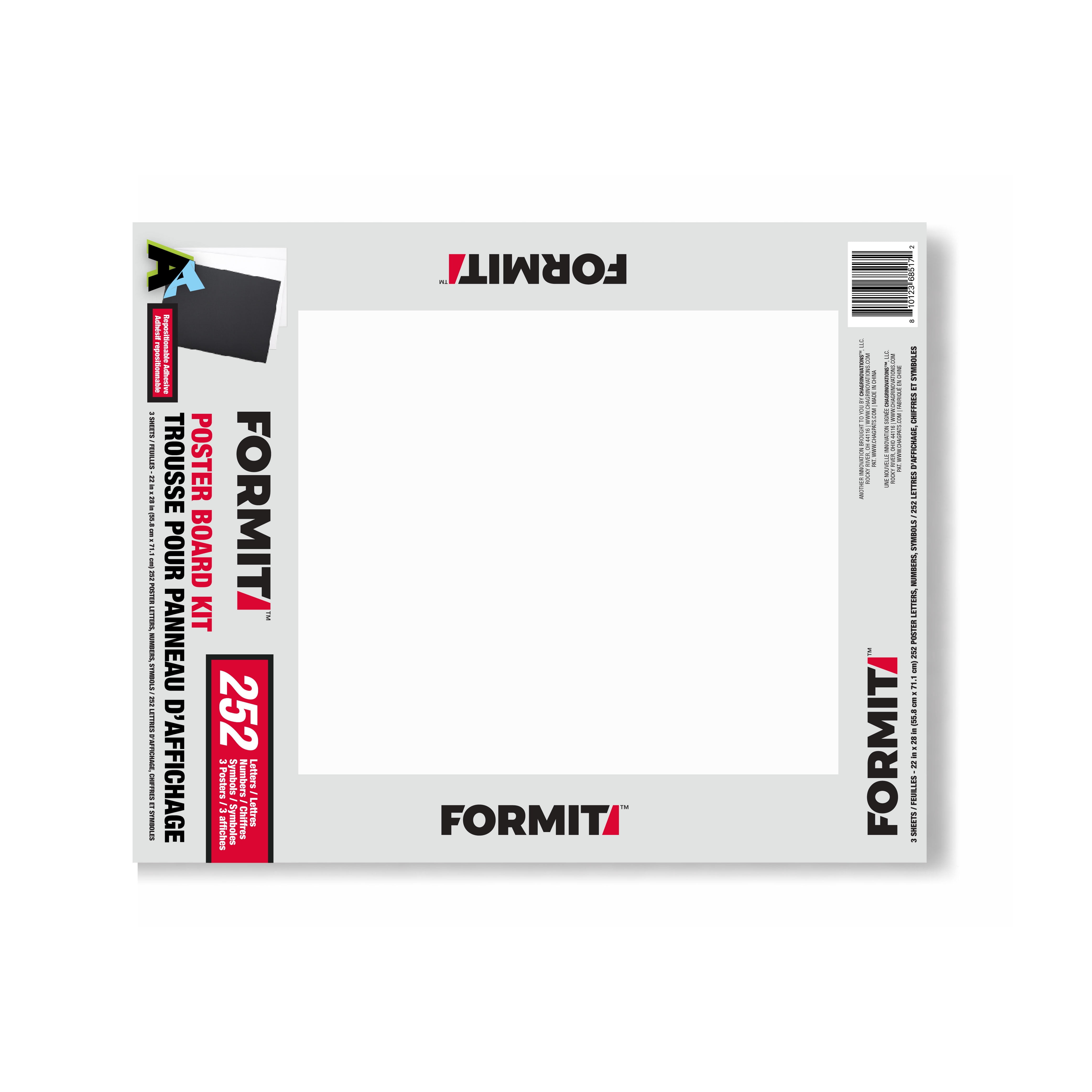 Formit Ensemble de cartons d’affichage