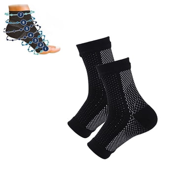 EGNMCR Orthopaedic Compression Socks Foot Compression Ankle Support Plantar Fasciitis Socks Grip Socks Football Fitness Socks 1 Pairs Health socks