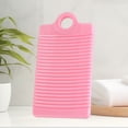 thumbnail image 5 of Dvruxg Mini Plastic Washboard Washing Board Shirts Cleaning Laundry Board for Clothes(Pink), 5 of 5