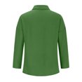 thumbnail image 4 of Timegard Plus Size Tops for Women Button down Shirts Long Sleeve Lapel V Neck Blouse Lightweight Tops, 4 of 6