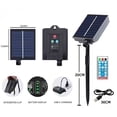 thumbnail image 3 of Solar Lights Outdoor Outdoor Tent Light Beach Sun Shading Solar Clip Umbrella Light 8-Mode Clip and Ground Plug Usb Charging Solar String Lights Outdoor, 3 of 9