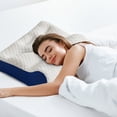 thumbnail image 2 of Yhmxh Bedding Cervical Foam Pillow Ergonomic Pillow Sleep Enhancing Cervical Support Pillow Enhancing Skin-friendly Throw Blanket Machine Washable Microfiber Bed Sheet Set, 2 of 6
