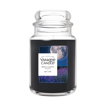 Bougie en grand pot Yankee Candle, parfumée avec jusqu’à 150 heures de temps de combustion, nuit d’été