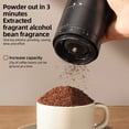 thumbnail image 3 of Mistaha Portable Ceramic Burr Grinder with 38 Adjustable Coarseness Levels and Resistance Induction Design - White, Built-in 1500mAh Battery, Micro-USB Charging, 25g Bean Hopper, 120ml Powder Bin,, 3 of 6