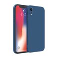 thumbnail image 1 of PANDACO Étui Coquille Souple Mat Bleu Marine pour iPhone XR, 1 of 3