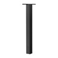 thumbnail image 1 of KFFKFF Mailbox Post, 43 x 4 x 4 Inches, Steel In-Ground Mounting Mail Box Stand with Universal Plate Bracket, Powder Coated Black, 1 of 9