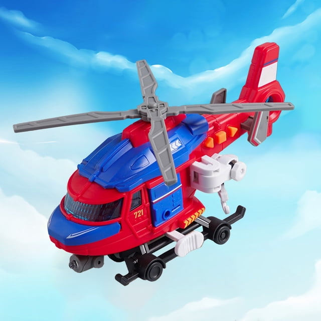 Helicopter Toys Lighting And Sound Effects Puzzle In-ertia Airplane Toys