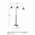 thumbnail image 3 of Signature Design by Ashley L725059 Metal Arc lamp, Black, 3 of 11