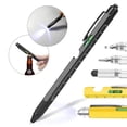 thumbnail image 4 of Lisbinx 9-In-1 Multitool Pen Set with Ballpoint Pen, Ruler, Screwdriver, Bottle Opener & Led Flashlight | Multi-Function Tool for Men | Unique Gadget Gift for Dads, Husbands, Grandpas, 4 of 5