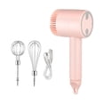 thumbnail image 2 of Abbracc Batteur à Main Compact avec Fouet en Acier Inoxydable Batteur Électrique pour Mousse Rose, 2 of 9