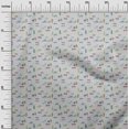 thumbnail image 3 of oneOone Rayon Medium Blue Fabric Travel Craft Projects Decor Fabric Printed By The Yard 56 Inch Wide, 3 of 5