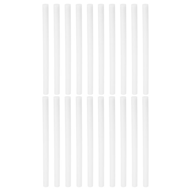 Unique Bargains Cotton Filter Sticks, Refill Sticks Filter Wicks Replacement (6.89'' x 0.39''), White 20Pack