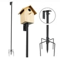 thumbnail image 1 of Urban Deco Bird Feeder Pole Mount Kit 80 Inch - Adjustable Hummingbird Feeding Bird House Pole Support Rod Universal Stand Set with 5 Prongs for Outdoor, 1 of 1