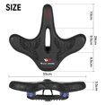 thumbnail image 2 of WEST BIKING Selle de Bicyclette Surdimensionnée Extérieure Plate Siège de Vélo Élargi, Type B, 2 of 10