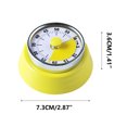 thumbnail image 2 of Dvkptbk Kitchen Timer Style Mechanical Kitchen Soup Timer Reminder Timer Kitchen Mechanical Timer Baking Reminder Timer Student Time Manager Stainless Steel with Magnet Kitchen Essentials, 2 of 5