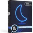 thumbnail image 4 of ORUYROP , Crescent Moon Desk Light, 7 Inches Mini LED Neon Collection, Night Lite Novelty Decor, blue moon neon sign, cresent moon neon sign, moon lamp, 4 of 6