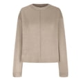 thumbnail image 4 of Timegard Womens Sweaters Crewneck Long Sleeve Knit Pullover Fall Winter Casual Loose Solid Color Tops, 4 of 7