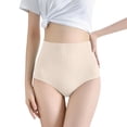 thumbnail image 1 of Women's High Waisted Abdominal And Small Belly Constricting Powerful Hip Lifting And Seamless Large Sized Briefs, 1 of 6