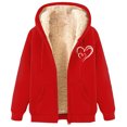 thumbnail image 2 of LOVZFMLL Vestes pour Femmes à la Mode Imprimées en Molleton à Capuche, 2 of 4
