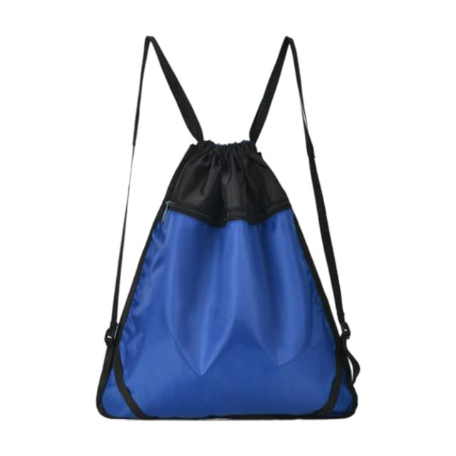 Maplenight Drawstring Backpack for Women - Large Capacity Gym Bag for Sports, Swimming, Travel - Waterproof, Lightweight, Durable - 19.29x16.14 Inches - Multifunctional Shoulder Bag Blue