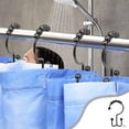 thumbnail image 1 of Apmemiss Clearance Shower Curtain Hooks Rings for Bathroom 12 Pcs Iron, 1 of 6