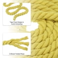 thumbnail image 3 of Unique Bargains 39 Feet Tug of War Rope for Adults Teen 3-Strand Natural Twisted Cotton Rope with Flag Yellow, 3 of 7