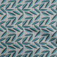 thumbnail image 1 of oneOone Cotton Flex Turquoise Green Fabric Abstract Leaf With Dot Sewing Craft Projects Fabric Prints By Yard 40 Inch Wide, 1 of 4