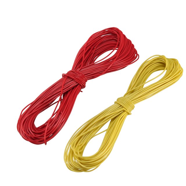 Unique Bargains 2 Pcs Wrapping Wire Tin Plated Copper Thread P/N DM-30-1000 30 AWG 10M Length