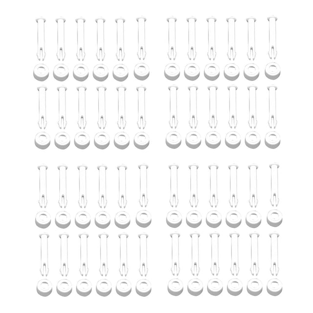S SERENABLE Replace 48x 2.36 "Plastic Pool Connection Pins And Rubber Seal for 13ft 24ft